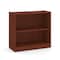 Officesource OS Laminate Bookcases Bookcase - 2 Shelves OS154CH - alternate 1